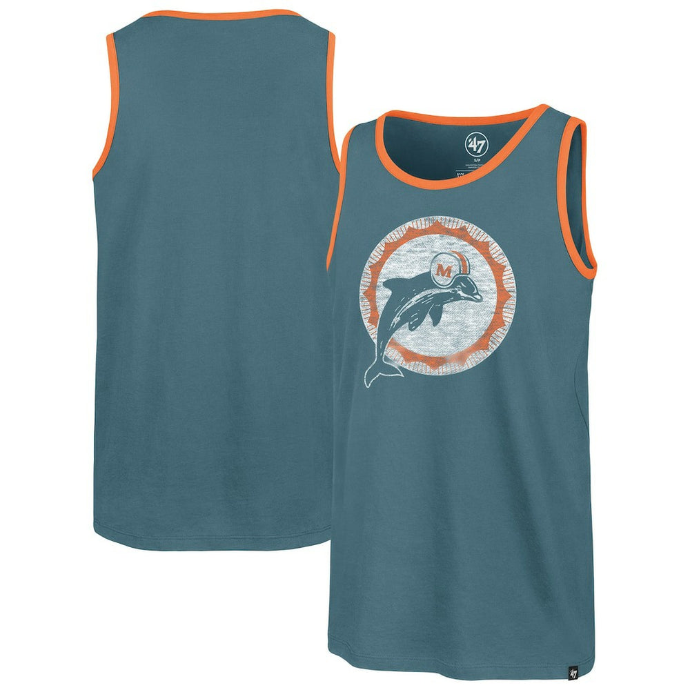 Miami Dolphins '47 Premier Franklin Tank Top Aqua - 47 brand