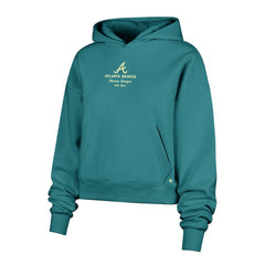 Atlanta Braves '47 Women's Contemporary Basics Anderson Foundation Hoodie On Sale