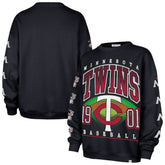 Minnesota Twins '47 Women's Trendy Team Go Big Oversized Sweatshirt Lifestyle