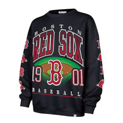 Boston Red Sox '47 Women's Trendy Team Go Big Oversized Sweatshirt discount