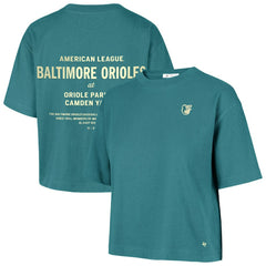 Baltimore Orioles '47 Women's Contemporary Basics Leon City T-Shirt On Sale