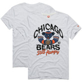 Chicago Bears Homage NFL x Grateful Dead Tri-Blend T-Shirt Ash - NFL