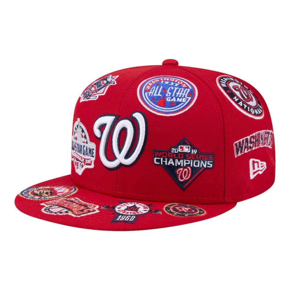 Washington Nationals New Era All Over 59FIFTY Fitted Hat Clearance