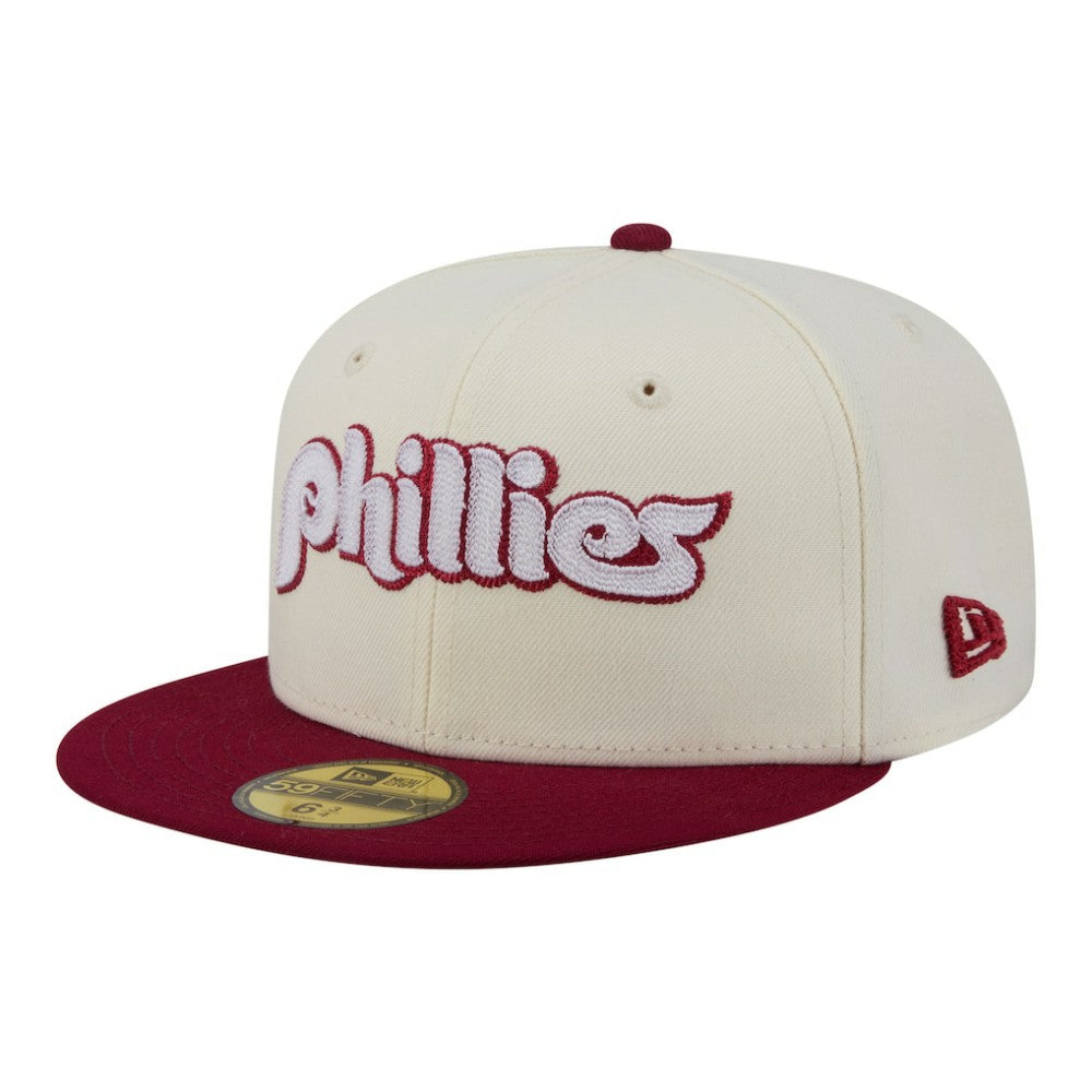 Philadelphia Phillies New Era Two-Tone Stitch 59FIFTY Fitted Hat Sale