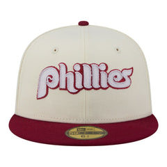 Philadelphia Phillies New Era Two-Tone Stitch 59FIFTY Fitted Hat Sale