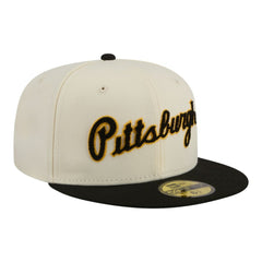 Pittsburgh Pirates New Era Two-Tone Stitch 59FIFTY Fitted Hat Clearance