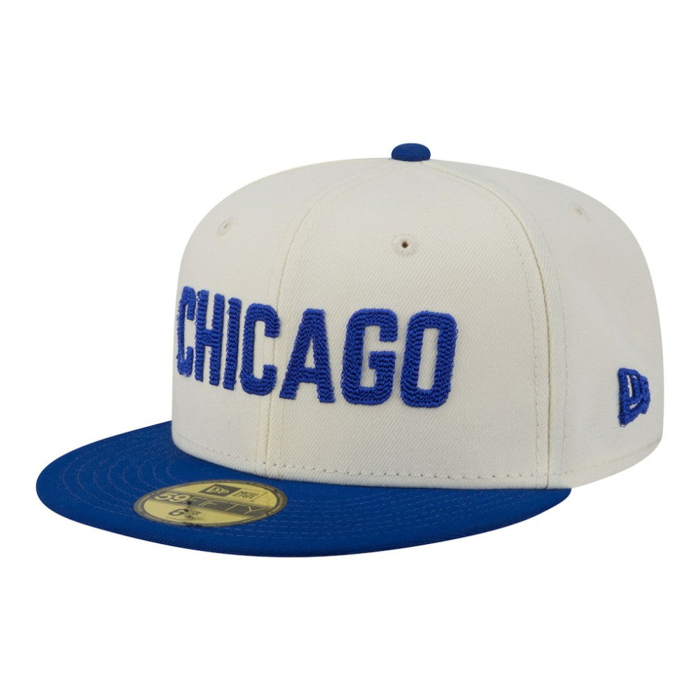 Chicago Cubs New Era Two-Tone Stitch 59FIFTY Fitted Hat for sale