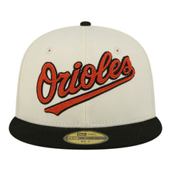Baltimore Orioles New Era Two-Tone Stitch 59FIFTY Fitted Hat Clearance