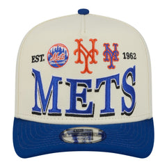 New York Mets New Era Throwback Tri-Hit A-Frame 9FIFTY Adjustable Hat for sale