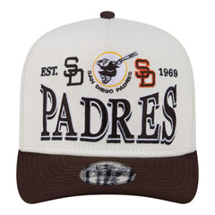 San Diego Padres New Era Throwback Tri-Hit A-Frame 9FIFTY Adjustable Hat Near Me