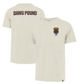 Cleveland Browns '47 Dawg Pound XL Backer Franklin T-Shirt Cream - 47 brand