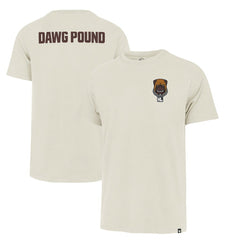Cleveland Browns '47 Dawg Pound XL Backer Franklin T-Shirt Cream - 47 brand