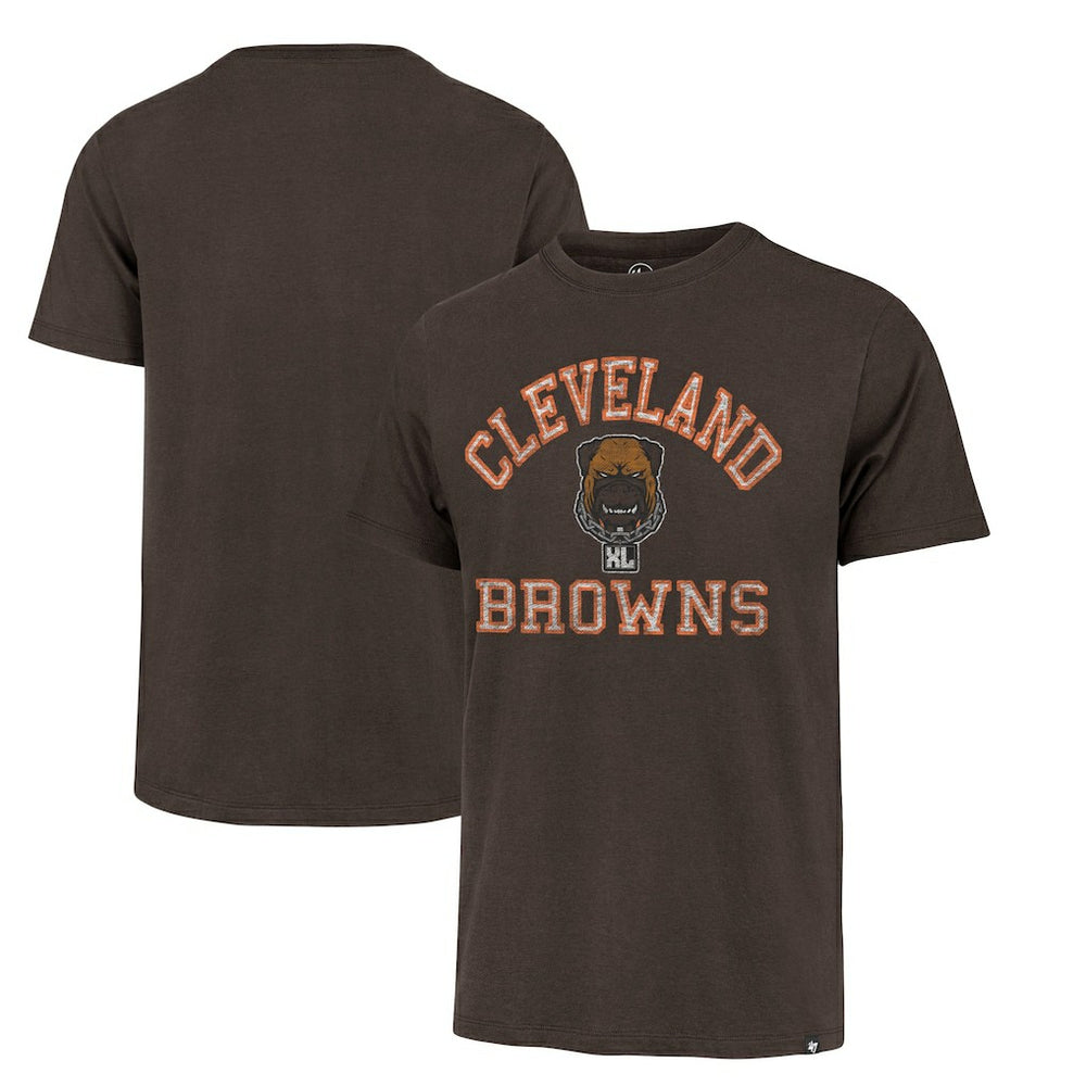 Cleveland Browns '47 Dawg Pound XL All Day Franklin T-Shirt Brown - 47 brand