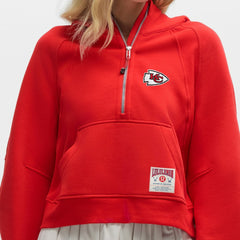 Kansas City Chiefs lululemon Women's Scuba Oversized Half-Zip Hoodie True Red - NFL