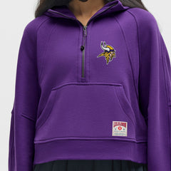 Minnesota Vikings lululemon Women's Scuba Oversized Half-Zip Hoodie College Purple - NFL