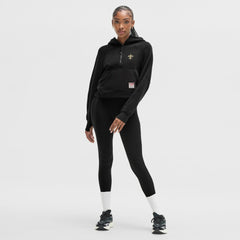 New Orleans Saints lululemon Women's Scuba Oversized Half-Zip Hoodie Black - NFL