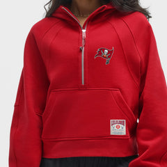 Tampa Bay Buccaneers lululemon Women's Scuba Oversized Half-Zip Hoodie College Crimson - NFL