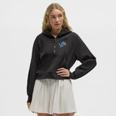 Detroit Lions lululemon Women's Scuba Oversized Half-Zip Hoodie Black - NFL