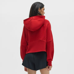 Atlanta Falcons lululemon Women's Scuba Oversized Half-Zip Hoodie College Crimson - NFL