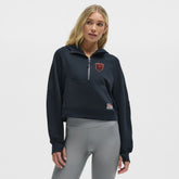 Chicago Bears lululemon Women's Scuba Oversized Half-Zip Hoodie True Navy - NFL
