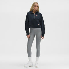 Denver Broncos lululemon Women's Scuba Oversized Half-Zip Hoodie True Navy - NFL