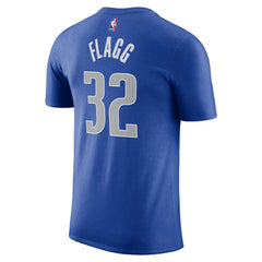 Nike - Cooper Flagg Dallas Mavericks 2025 NBA Draft Icon Name & Number T-Shirt - Blue