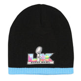 Super Bowl LX Outerstuff Youth Uncuffed Knit Hat Black - NFL