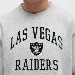 Las Vegas Raiders lululemon Steady State Sweatshirt Heathered Silver Drop - NFL