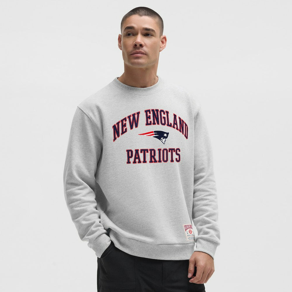 New England Patriots lululemon Steady State Sweatshirt Heathered Silver Drop - NFL