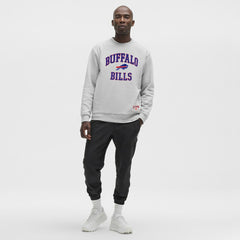 Buffalo Bills lululemon Steady State Sweatshirt Heathered Silver Drop - NFL