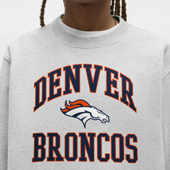 Denver Broncos lululemon Steady State Sweatshirt Heathered Silver Drop - NFL