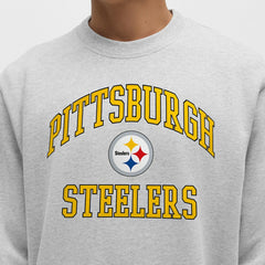 Pittsburgh Steelers lululemon Steady State Sweatshirt Heathered Silver Drop - NFL