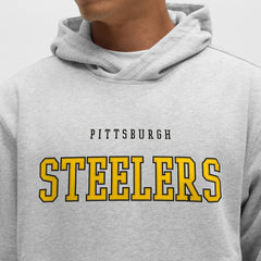 Pittsburgh Steelers lululemon Steady State Pullover Hoodie Heathered Silver Drop - NFL