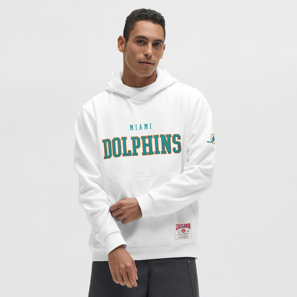 Miami Dolphins lululemon Steady State Pullover Hoodie White - NFL