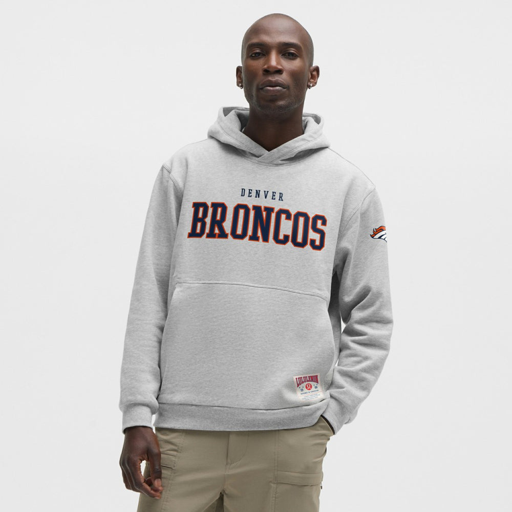 Denver Broncos lululemon Steady State Pullover Hoodie Heathered Silver Drop - NFL