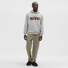 Cleveland Browns lululemon Steady State Pullover Hoodie Heathered Silver Drop - NFL