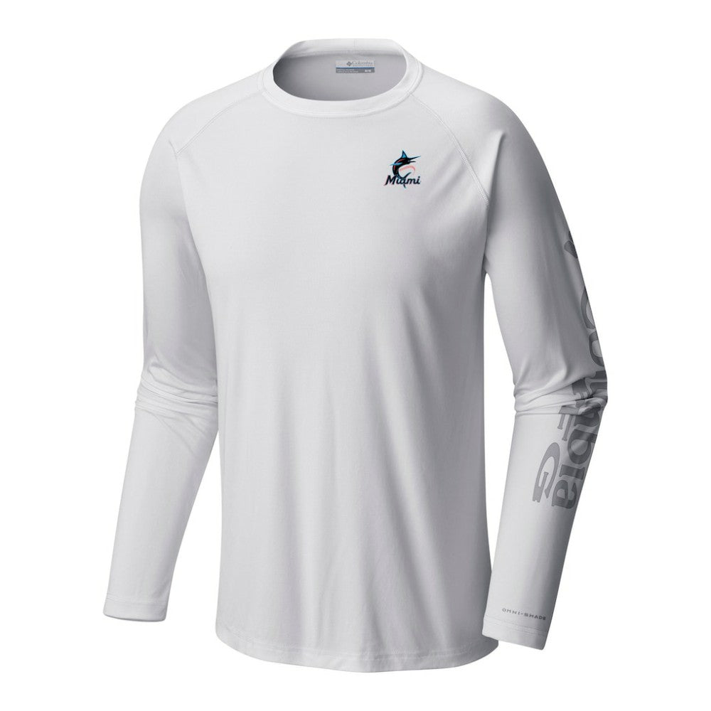 Miami Marlins Columbia Terminal Tackle Long Sleeve Shirt Lifestyle