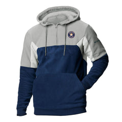 Houston Astros Columbia Men's Lodge Fleece Quarter-Zip Hoodie Lifestyle