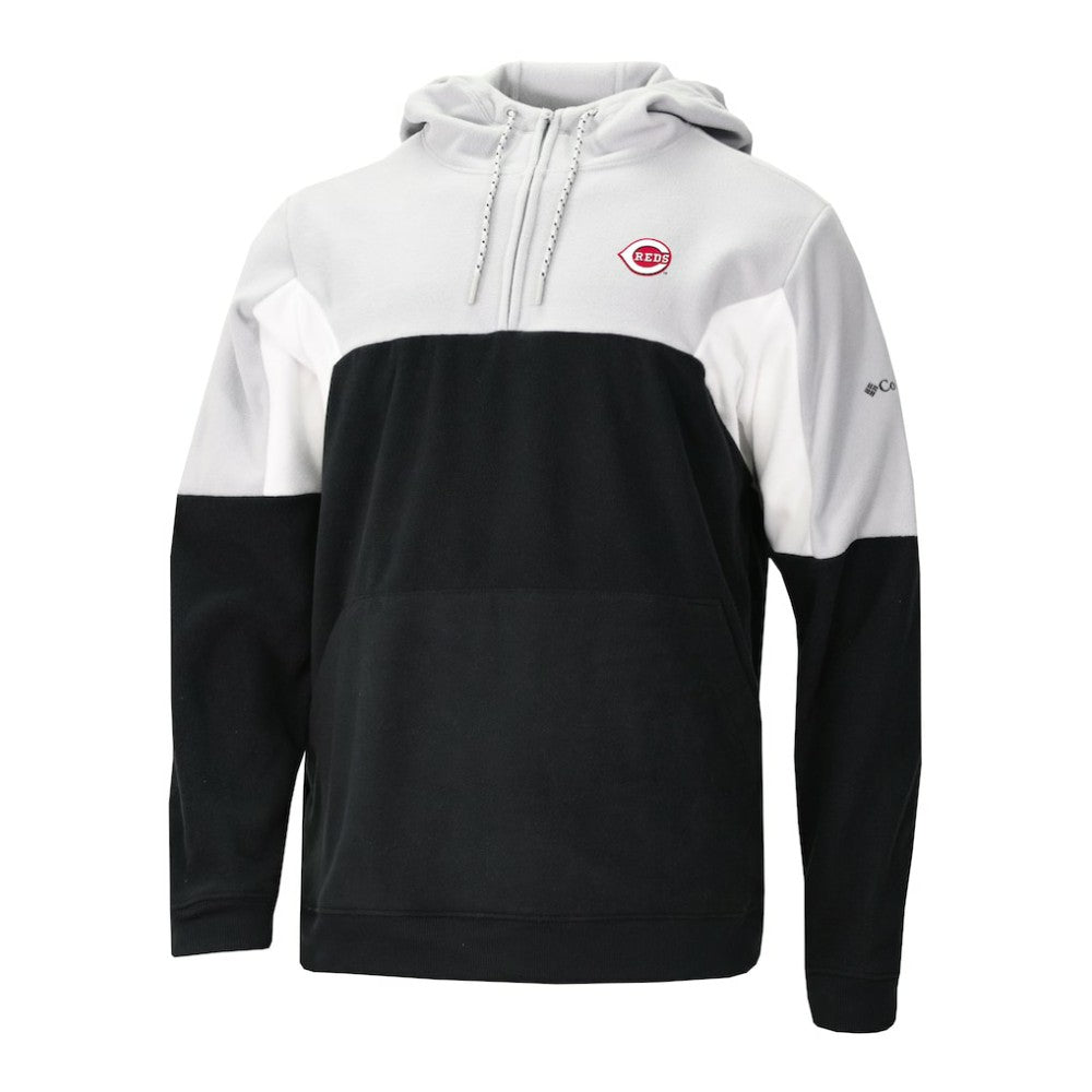 Cincinnati Reds Columbia Men's Lodge Fleece Quarter-Zip Hoodie Online