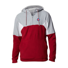 Chicago Cubs Columbia Men's Lodge Fleece Quarter-Zip Hoodie discount
