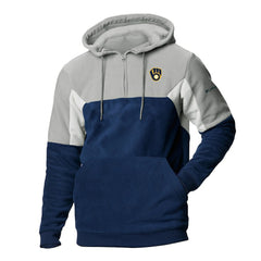 Milwaukee Brewers Columbia Lodge Fleece Quarter-Zip Hoodie for sale