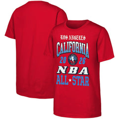 NBA - Outerstuff Youth 2026 NBA All-Star Game Hometown T-Shirt - Red
