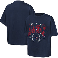 NBA - Outerstuff Youth 2026 NBA All-Star Game Premium Leaf T-Shirt - Navy