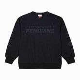 Pittsburgh Penguins Mitchell & Ness Phantom Fleece Crew Neck Sweatshirt Black