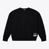 Detroit Red Wings - Mitchell & Ness Unisex Phantom Fleece Crew Neck Sweatshirt Black