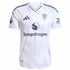 Adidas Kobbie Mainoo Manchester United 2025/26 Away Player Jerseys - White