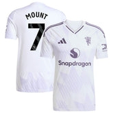 Adidas Mason Mount Manchester United 2025/26 Away Replica Player Jerseys - White