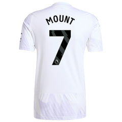 Adidas Mason Mount Manchester United 2025/26 Away Replica Player Jerseys - White