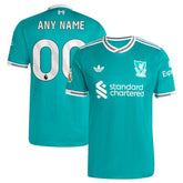 Adidas Liverpool 2025/26 Third Custom Jerseys - Green
