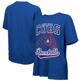 Chicago Cubs Majestic Threads Women's Oversized First Base T-Shirt Near Me